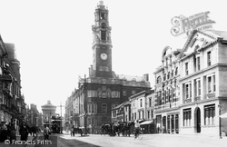 High Street And Town Hall 1904, Colchester
