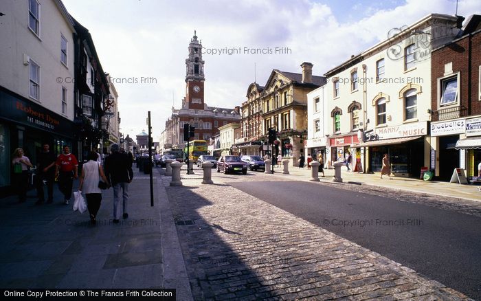 Photo of Colchester, High Street, Town Hall And Grand Theatre c.2000