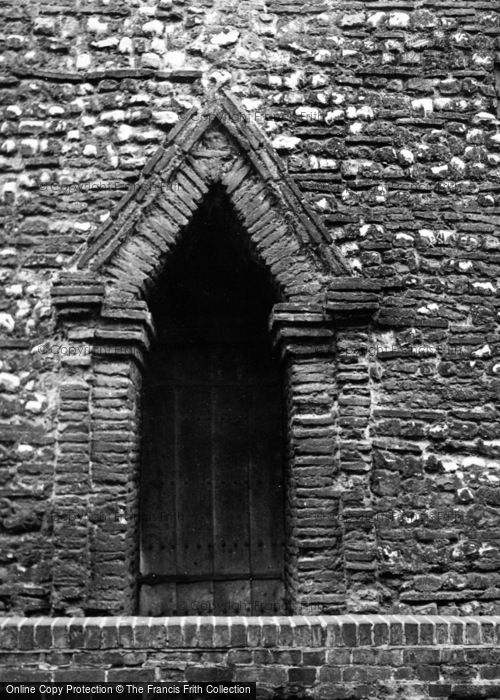Photo of Colchester, Holy Trinity Church, West Door c.1950