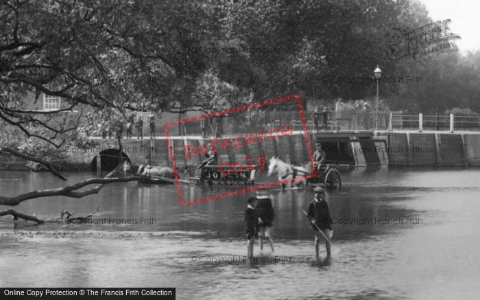 Photo of Colchester, Horse Carts In River Colne 1904