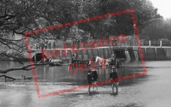 Horse Carts In River Colne 1904, Colchester