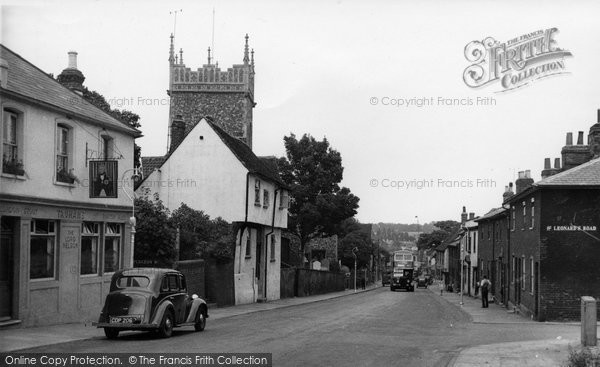Photo of Colchester, Hythe Hill c.1955