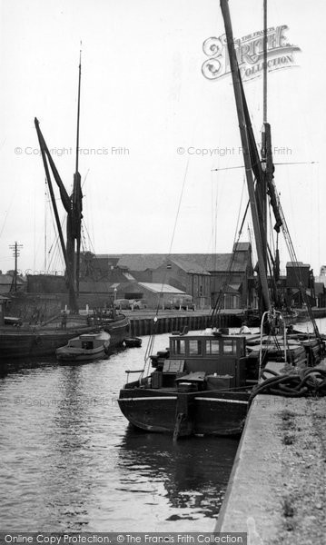 Photo of Colchester, Hythe Quay c.1955