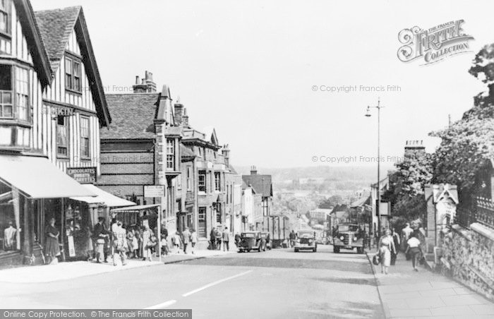 Photo of Colchester, North Hill c.1955