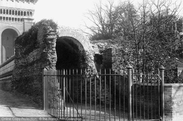 Photo of Colchester, Old Roman Wall 1892