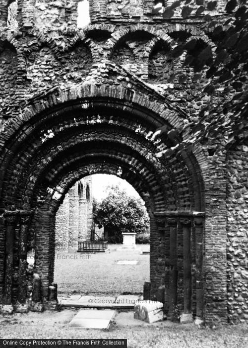 Photo of Colchester, Priory Of St Botolph c.1950