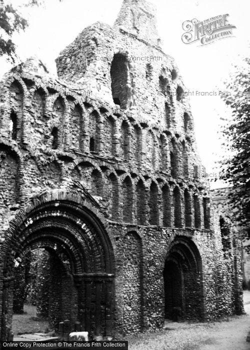 Photo of Colchester, Priory Of St Botolph c.1950