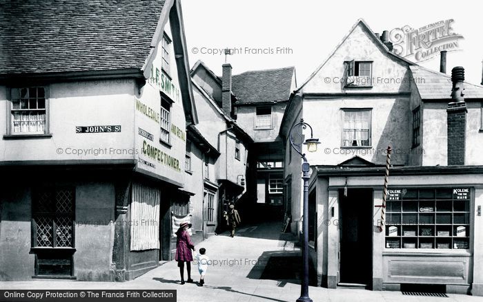Photo of Colchester, Scheregate, St John Street 1921