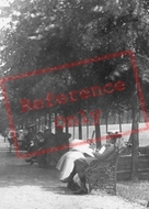 Sitting On The Bench, Castle Gardens 1904, Colchester