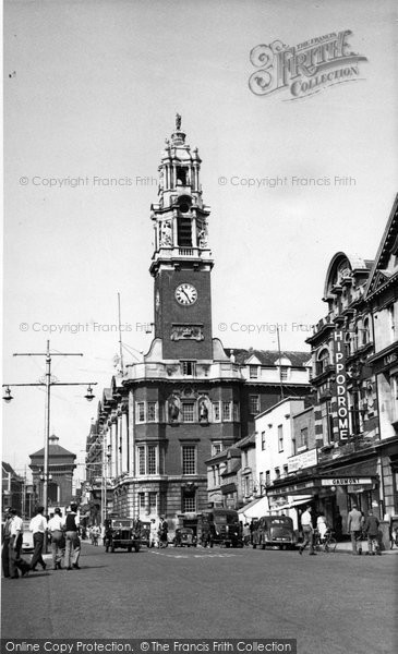 Photo of Colchester, Town Hall c.1955