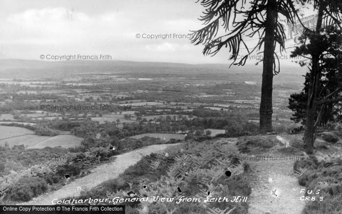 Photo of Coldharbour, View From Leith Hill c.1955