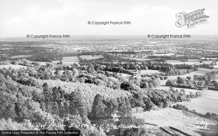 Photo of Coldharbour, View From Leith Hill c.1955