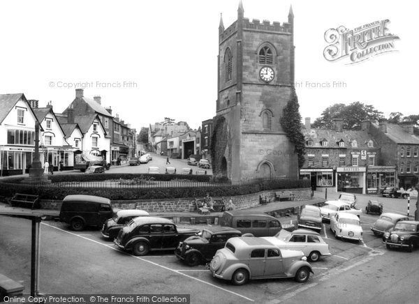 Photo of Coleford, Clock Tower, High Street and the Tump c1960