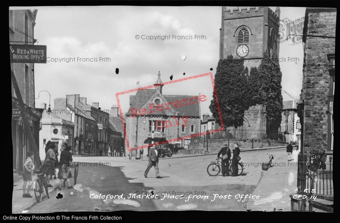 Photo of Coleford, Market Place Fom The Post Office c.1950