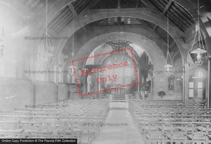 Photo of Colehill, The Church Interior 1923