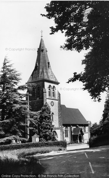 Photo of Colemans Hatch, Holy Trinity Church c.1965