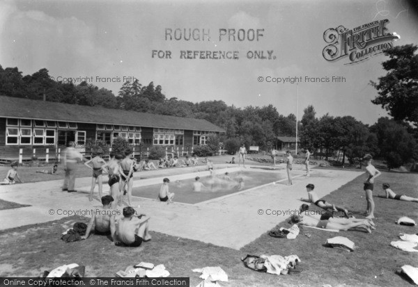 Photo of Colemans Hatch, Swimming Pool, Wren's Warren Camp c.1955