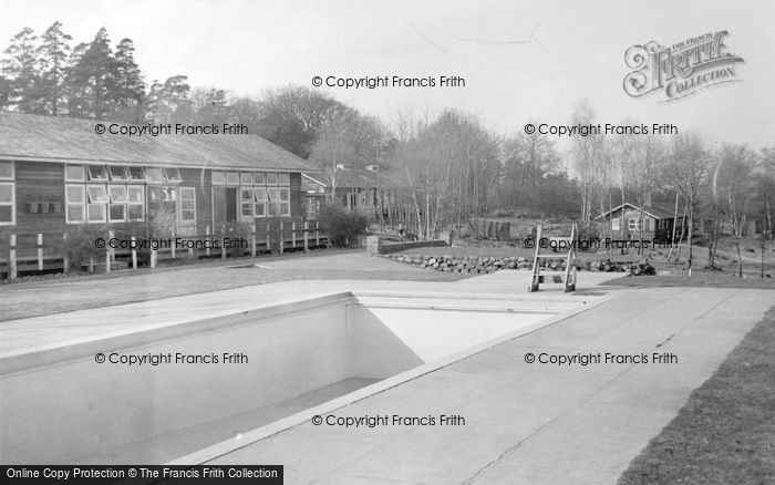 Photo of Colemans Hatch, Wren's Warren Camp From The Swimming Pool c.1955