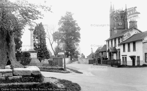 Photo of Colerne, Market Square And Church Of St John The Baptist c.1930