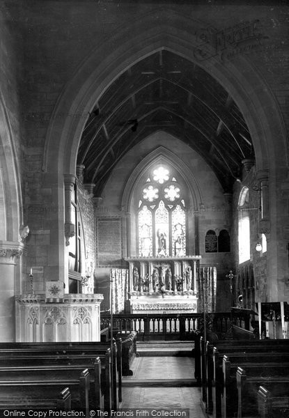Photo of Colerne, Side Chapel, St John's Church c.1930