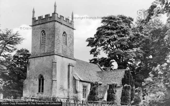 Photo of Colesbourne, St James' Church c.1955