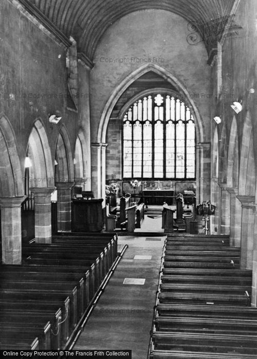 Photo of Coleshill, Parish Church Interior c.1960