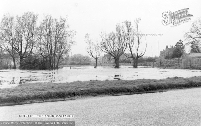 Photo of Coleshill, The Pond c.1965