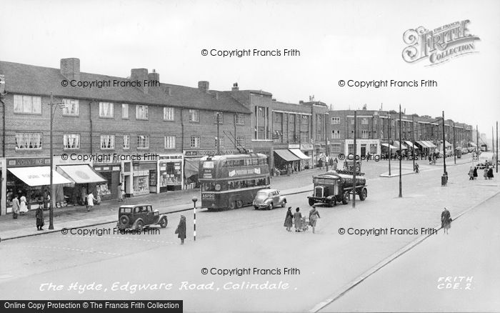 Photo of Colindale, Edgeware Road, The Hyde c.1950