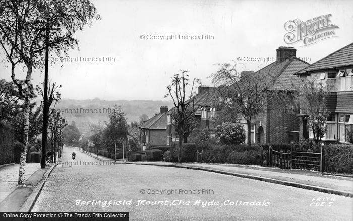Photo of Colindale, Springfield Mount, The Hyde c.1955