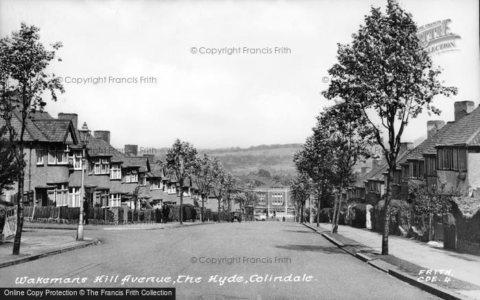 Photo of Colindale, Wakemans Hill Avenue, The Hyde c.1955