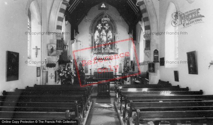Photo of Collaton St Mary, Church Interior c.1960