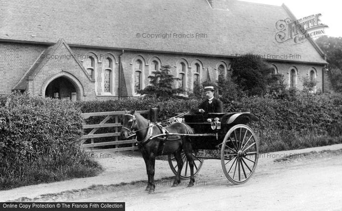 Photo of Collier Row, Man In Horsedrawn Carriage 1908