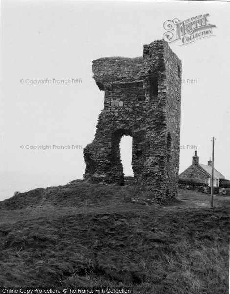 Photo of Collieston, Old Slains Castle 1950