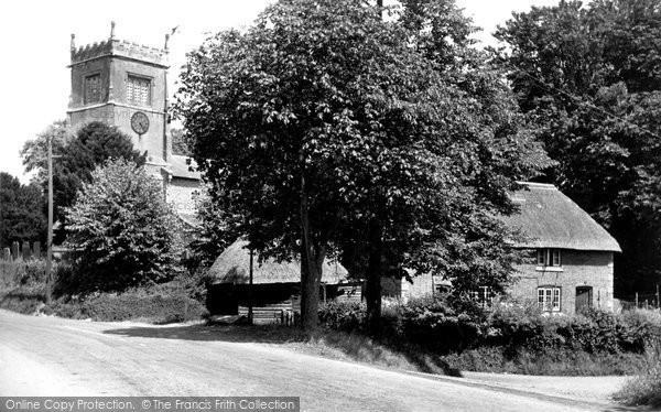 Photo of Collingbourne Kingston, The Village And St Mary's Church c.1955