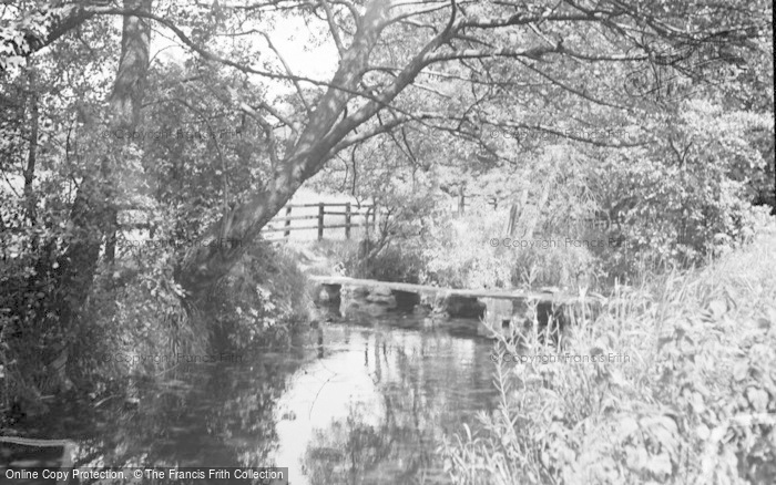 Photo of Collingham, The Footbridge, Church Lane 1957