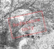 The Footbridge, Church Lane 1957, Collingham