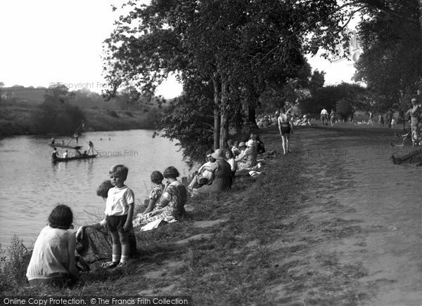 Photo of Collingham, The Woods And River c.1933