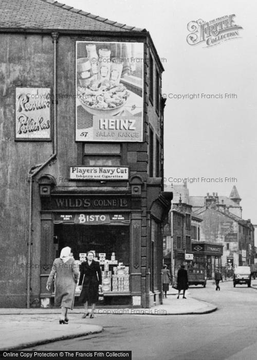 Photo of Colne, Advertising Hoarding c.1950