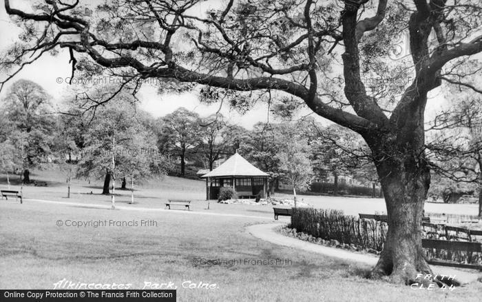 Photo of Colne, Alkincoates Park c.1955