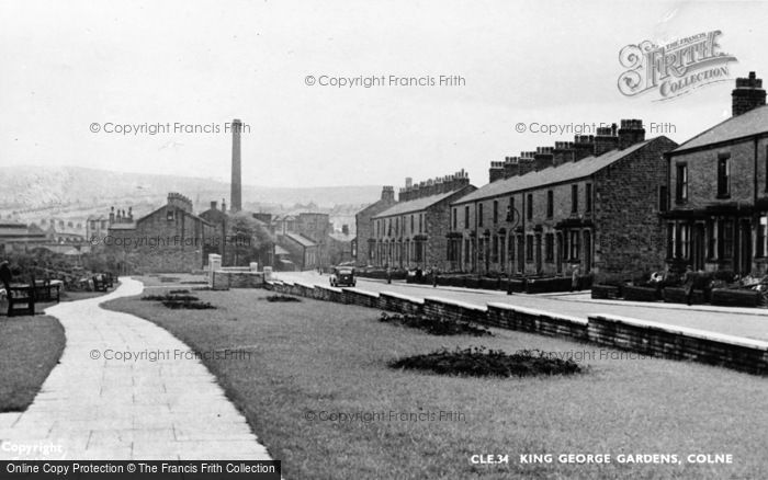 Photo of Colne, King George Gardens c.1955
