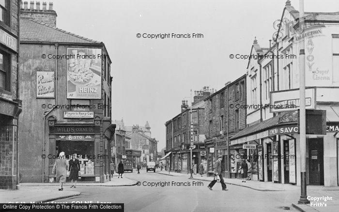 Photo of Colne, Market Street c.1950