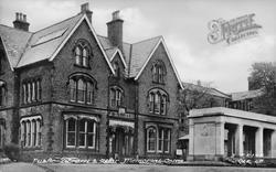 Public Library And War Memorial c.1955, Colne