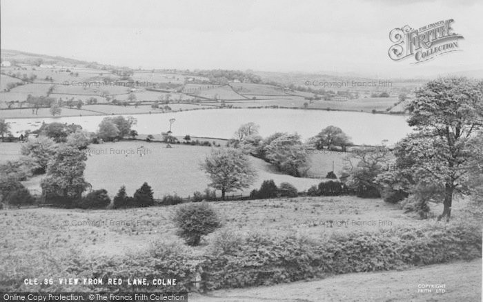 Photo of Colne, The View From Red Lane c.1955