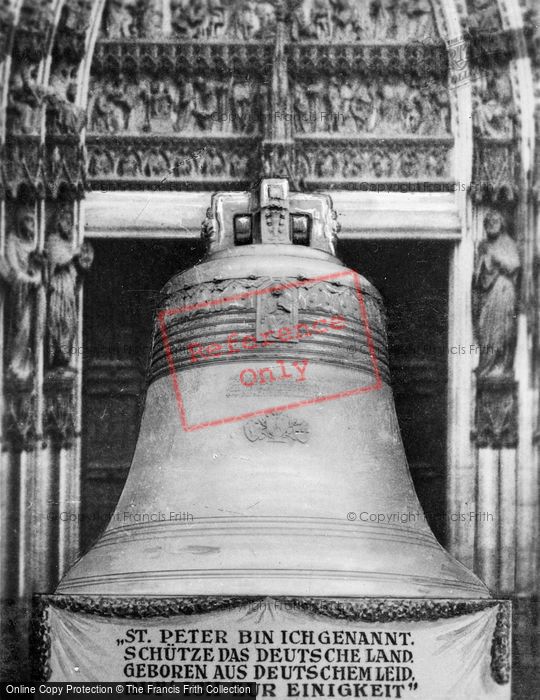 Photo of Cologne, Cathedral, The Bell c.1930