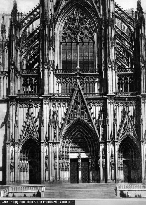Photo of Cologne, The Cathedral, South Door c.1930