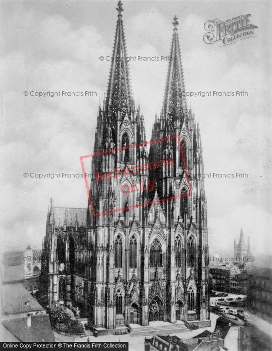 Photo of Cologne, The Cathedral, West Side c.1930