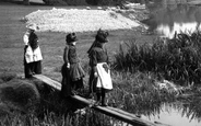 Crossing The Footbridge 1902, Coltishall