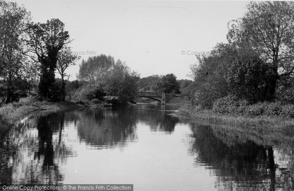 Photo of Coltishall, The River Bure And The Bridge 1950