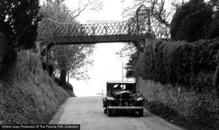 Photo of Colwall, Motor Car On Ledbury Road c.1945