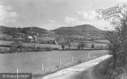 The Herefordshire Beacon From Evendine c.1950, Colwall